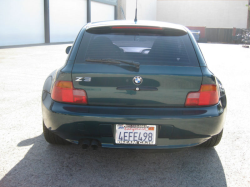 1999 BMW Z3 Coupe in Boston Green Metallic over E36 Sand Beige