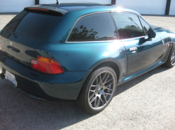 1999 BMW Z3 Coupe in Boston Green Metallic over E36 Sand Beige