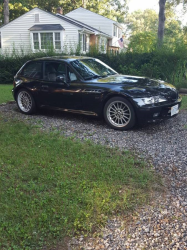 1999 BMW Z3 Coupe in Cosmos Black Metallic over Black