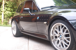 1999 BMW Z3 Coupe in Cosmos Black Metallic over Black