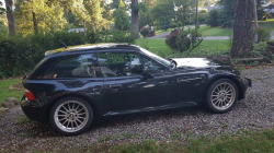 1999 BMW Z3 Coupe in Cosmos Black Metallic over Black