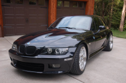 1999 BMW Z3 Coupe in Cosmos Black Metallic over Black