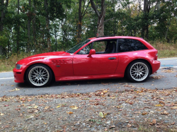 1999 BMW Z3 Coupe in Hell Red over Black