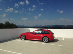 1999 BMW Z3 Coupe in Hell Red over Black