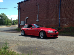 1999 BMW Z3 Coupe in Hell Red over Black