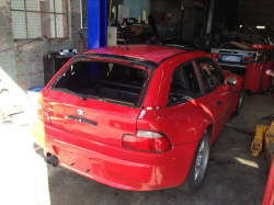 1999 BMW Z3 Coupe in Hell Red over Black