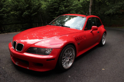 1999 BMW Z3 Coupe in Hell Red over Black