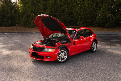 1999 BMW Z3 Coupe in Hell Red over Black