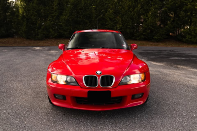 1999 BMW Z3 Coupe in Hell Red over Black