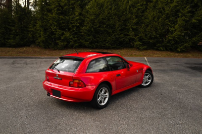 1999 BMW Z3 Coupe in Hell Red over Black