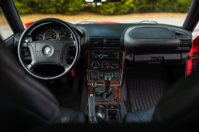 1999 BMW Z3 Coupe in Hell Red over Black