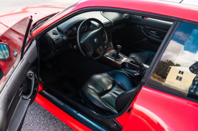 1999 BMW Z3 Coupe in Hell Red over Black