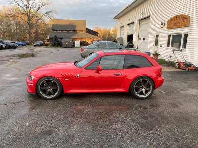 1999 BMW Z3 Coupe in Hell Red over E36 Sand Beige