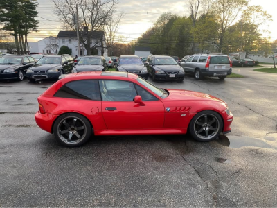 1999 BMW Z3 Coupe in Hell Red over E36 Sand Beige