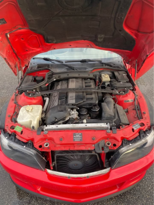1999 BMW Z3 Coupe in Hell Red over E36 Sand Beige
