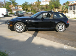 1999 BMW Z3 Coupe in Jet Black 2 over E36 Sand Beige