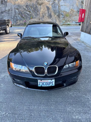 1999 BMW Z3 Coupe in Jet Black 2 over E36 Sand Beige