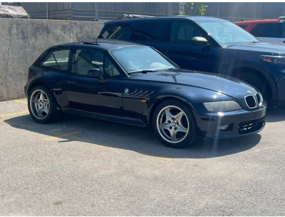 1999 BMW Z3 Coupe in Jet Black 2 over E36 Sand Beige