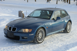 1999 BMW Z3 Coupe in Topaz Blue Metallic over Extended Beige