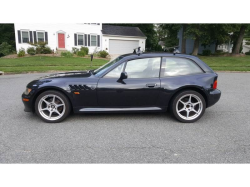1999 BMW Z3 Coupe in Cosmos Black Metallic over Extended Tanin Red
