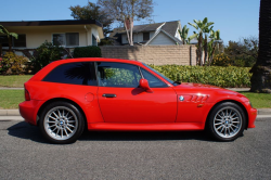 1999 BMW Z3 Coupe in Hell Red over Extended Black