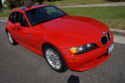 1999 BMW Z3 Coupe in Hell Red over Extended Black