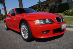 1999 BMW Z3 Coupe in Hell Red over Extended Black