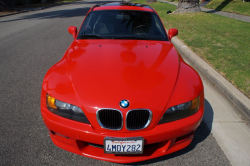 1999 BMW Z3 Coupe in Hell Red over Extended Black