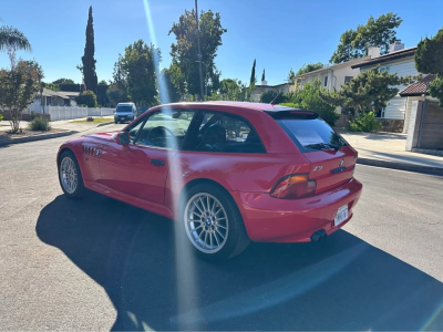 1999 BMW Z3 Coupe in Hell Red over Extended Black