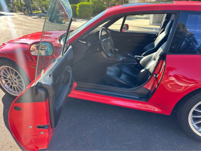 1999 BMW Z3 Coupe in Hell Red over Extended Black