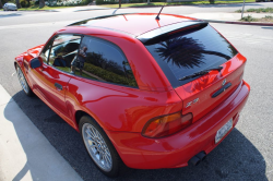 1999 BMW Z3 Coupe in Hell Red over Extended Black