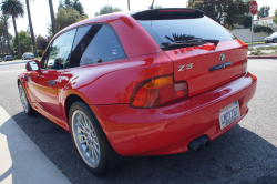 1999 BMW Z3 Coupe in Hell Red over Extended Black