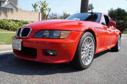 1999 BMW Z3 Coupe in Hell Red over Extended Black