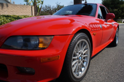 1999 BMW Z3 Coupe in Hell Red over Extended Black