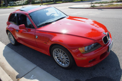 1999 BMW Z3 Coupe in Hell Red over Extended Black