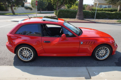 1999 BMW Z3 Coupe in Hell Red over Extended Black