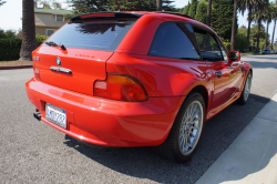 1999 BMW Z3 Coupe in Hell Red over Extended Black