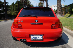 1999 BMW Z3 Coupe in Hell Red over Extended Black