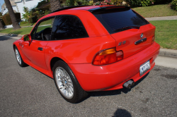 1999 BMW Z3 Coupe in Hell Red over Extended Black