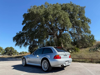 1999 BMW Z3 Coupe in Arctic Silver Metallic over Tanin Red