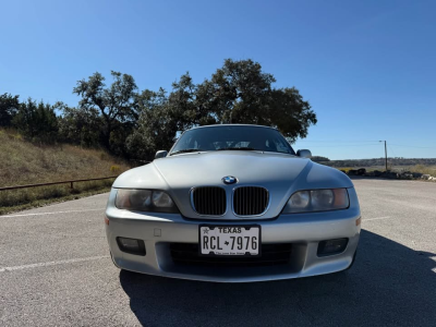 1999 BMW Z3 Coupe in Arctic Silver Metallic over Tanin Red