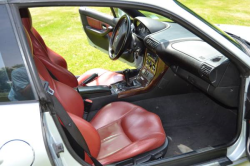 1999 BMW Z3 Coupe in Arctic Silver Metallic over Tanin Red
