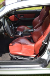 1999 BMW Z3 Coupe in Arctic Silver Metallic over Tanin Red