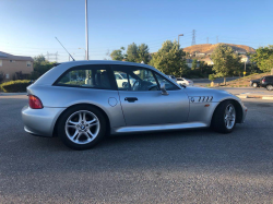 1999 BMW Z3 Coupe in Arctic Silver Metallic over Black