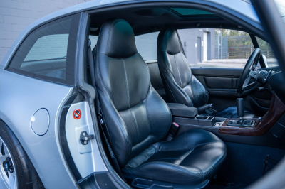 1999 BMW Z3 Coupe in Arctic Silver Metallic over Black
