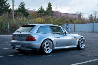 1999 BMW Z3 Coupe in Arctic Silver Metallic over Black