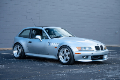 1999 BMW Z3 Coupe in Arctic Silver Metallic over Black