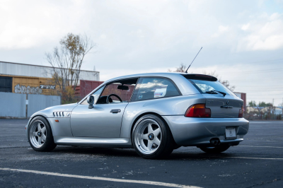 1999 BMW Z3 Coupe in Arctic Silver Metallic over Black