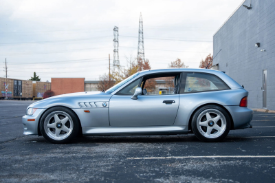 1999 BMW Z3 Coupe in Arctic Silver Metallic over Black