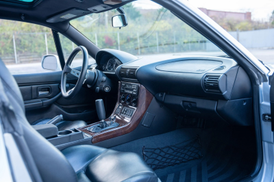 1999 BMW Z3 Coupe in Arctic Silver Metallic over Black